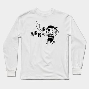 Cute Little Pirate Long Sleeve T-Shirt